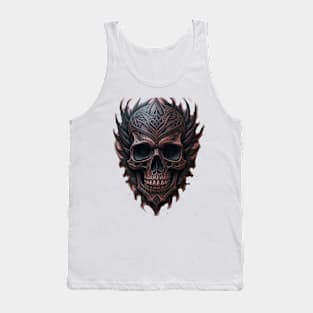 tribal skull #4 Tank Top